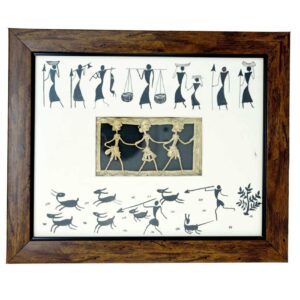 Dhokra home decor frame