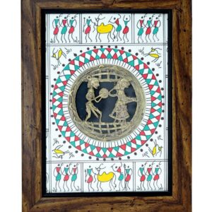 Dhokra home decor frame