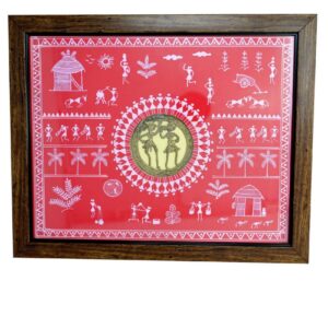Dhokra home decor frame
