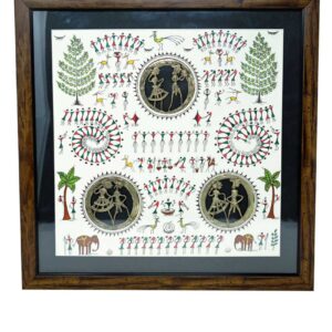 Dhokra home decor frame